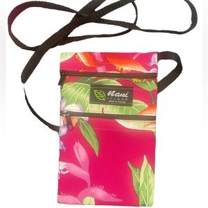 Nani Island Luxury Hibiscus Pink Hawaiian‎ Smart Phone Pouch